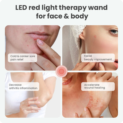 Handheld Red Light Therapy Wand